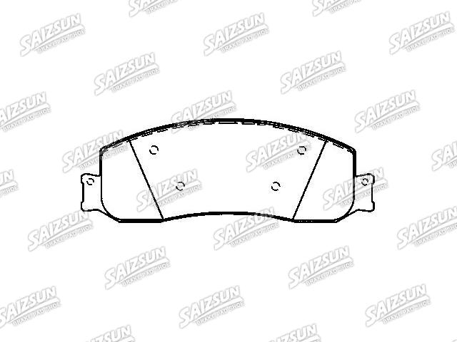 Bremsbelagsatz, Scheibenbremse Brake Pad Set:BC3Z-2001-D