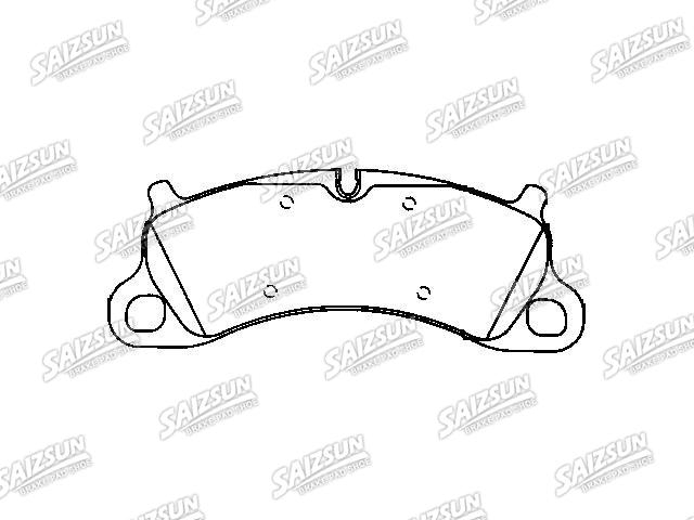 Bremsbelagsatz, Scheibenbremse Brake Pad Set:991 351 949 02