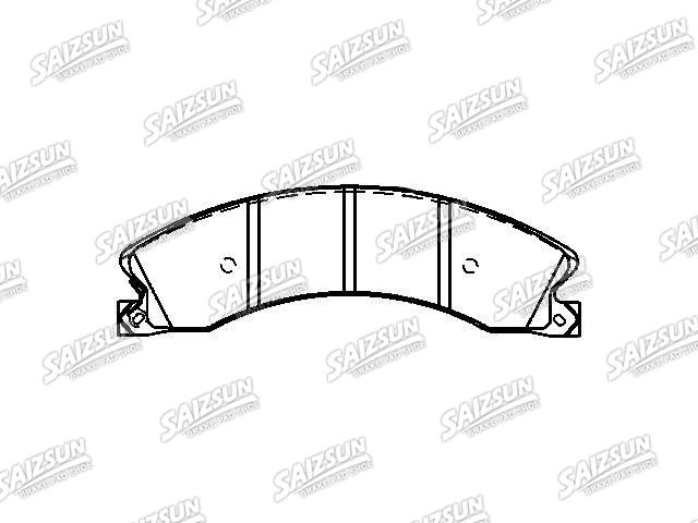 Bremsbelagsatz, Scheibenbremse Brake Pad Set:22770745