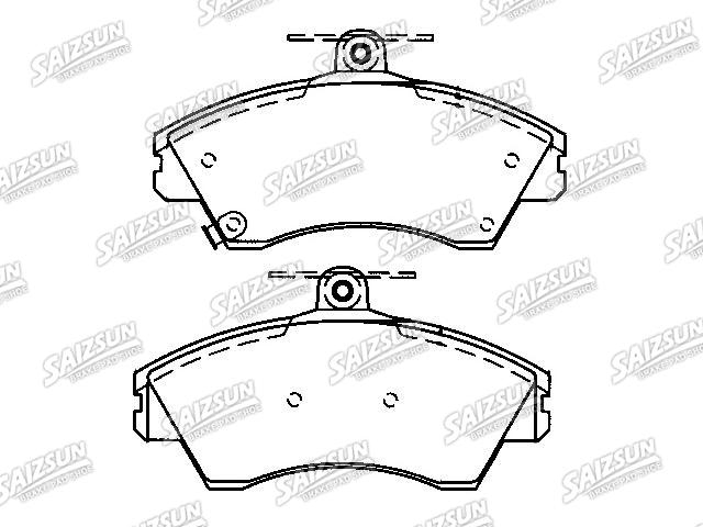 Bremsbelagsatz, Scheibenbremse Brake Pad Set:T11-3501080AC