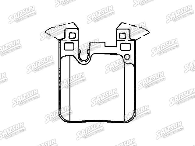 Bremsbelagsatz, Scheibenbremse Brake Pad Set:34 21 2 284 989