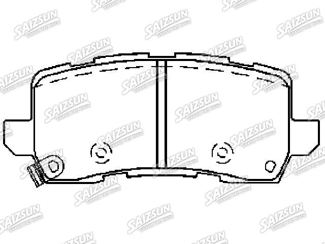 Bremsbelagsatz, Scheibenbremse Brake Pad Set:43022-TY2-A00