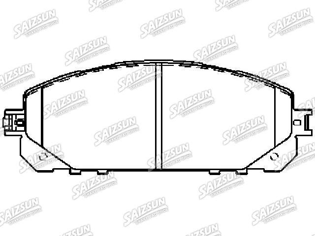 Bremsbelagsatz, Scheibenbremse Brake Pad Set:68212327AA