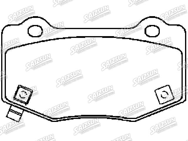 Bremsbelagsatz, Scheibenbremse Brake Pad Set:22847817