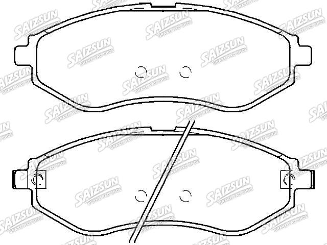 Bremsbelagsatz, Scheibenbremse Brake Pad Set:182040