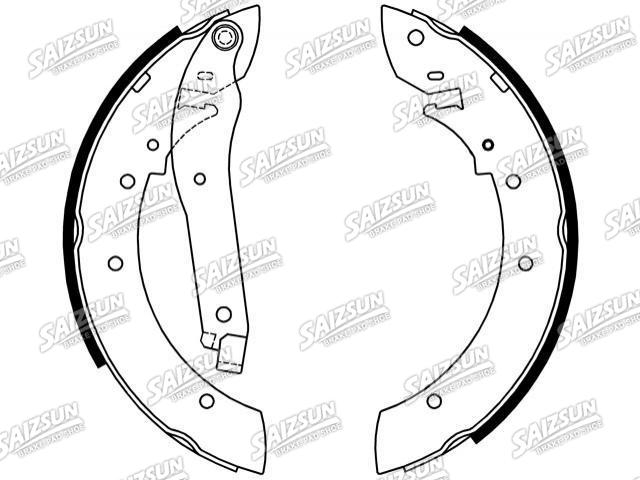 Bremsbackensatz Brake Shoe Set:4241.52