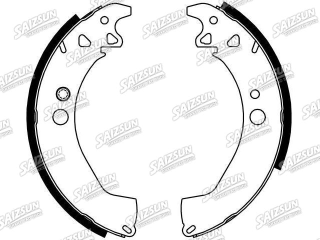 Bremsbackensatz Brake Shoe Set:4238.38