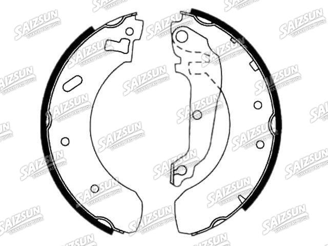Bremsbackensatz Brake Shoe Set:GBS 90822