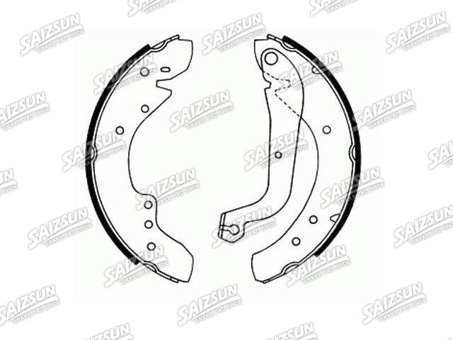 Bremsbackensatz Brake Shoe Set:9946560