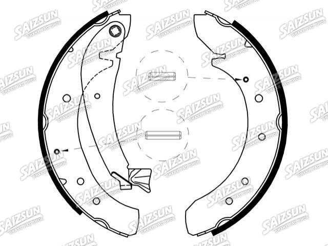 Bremsbackensatz Brake Shoe Set:4241.H5