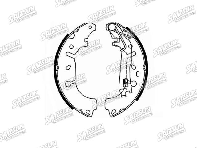 Bremsbackensatz Brake Shoe Set:77363858