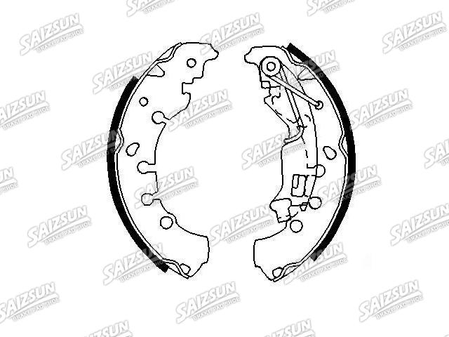 Bremsbackensatz Brake Shoe Set:77363855