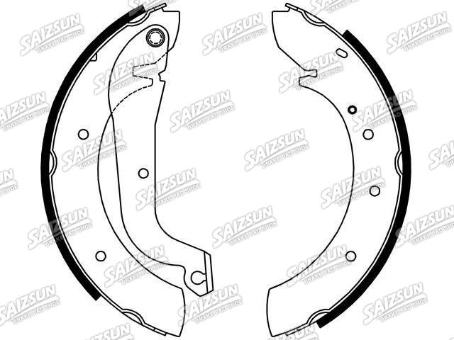 Bremsbackensatz Brake Shoe Set:95643714