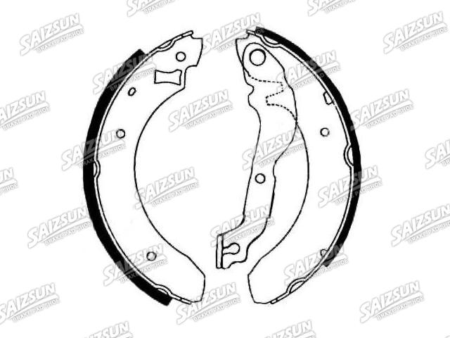 Bremsbackensatz Brake Shoe Set:5 020 986