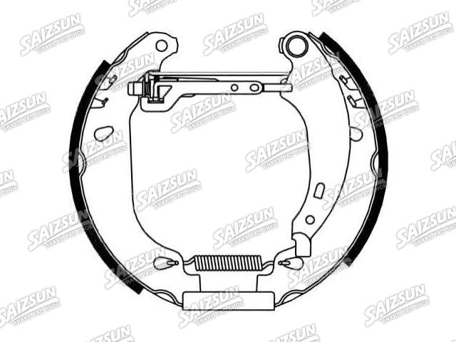 Bremsbackensatz Brake Shoe Set:4241.8J
