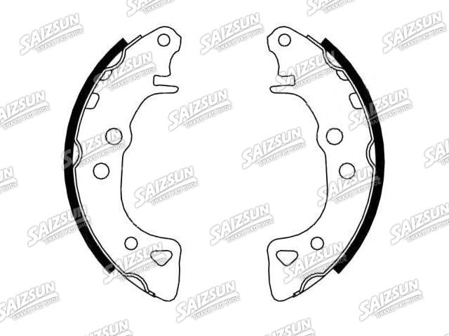 Bremsbackensatz Brake Shoe Set:95654080