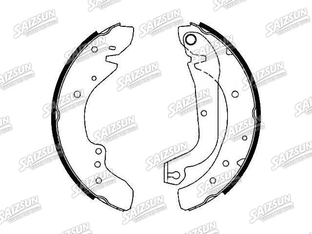 Bremsbackensatz Brake Shoe Set:4241.2Y
