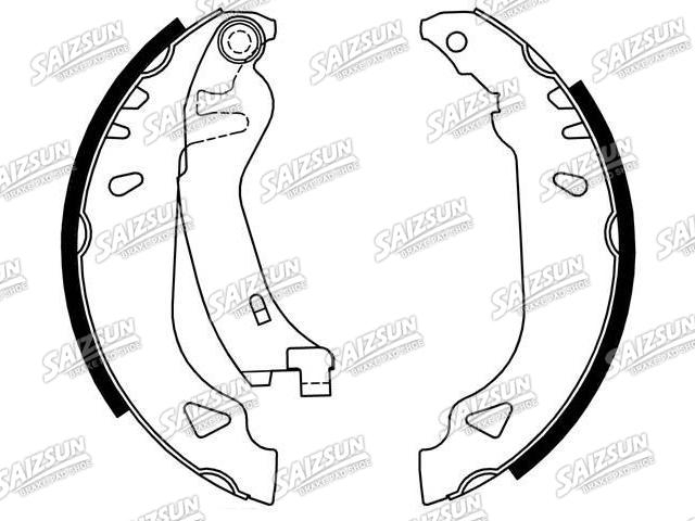 Bremsbackensatz Brake Shoe Set:5888433