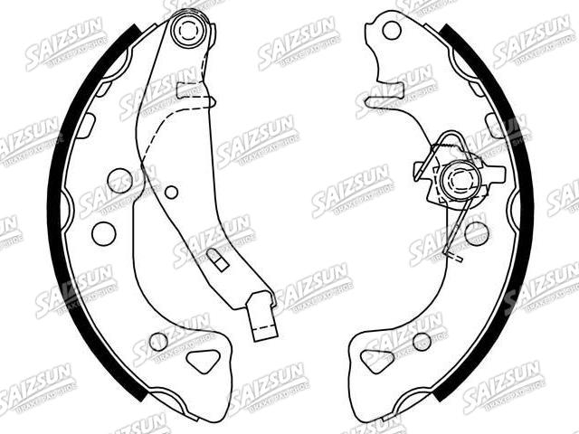 Bremsbackensatz Brake Shoe Set:4241.E7
