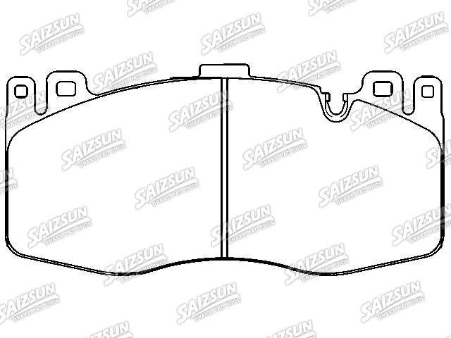 Bremsbelagsatz, Scheibenbremse Brake Pad Set:34 11 2 284 370