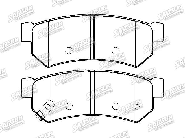 Bremsbelagsatz, Scheibenbremse Brake Pad Set:95280739