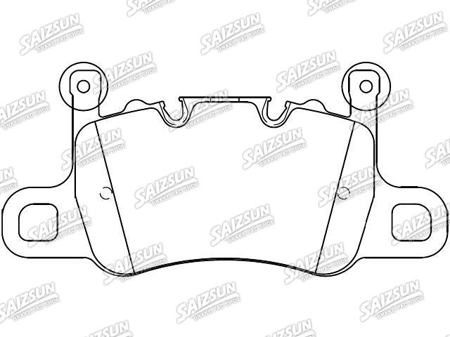 Bremsbelagsatz, Scheibenbremse Brake Pad Set:991.352.946.01