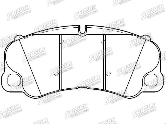 Bremsbelagsatz, Scheibenbremse Brake Pad Set:991.351.946.01