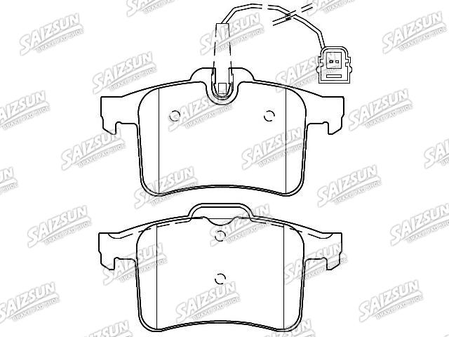 Bremsbelagsatz, Scheibenbremse Brake Pad Set:C2P25493