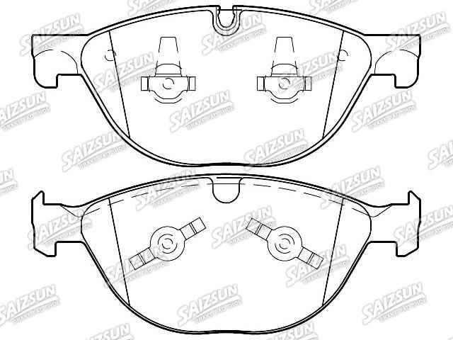 Bremsbelagsatz, Scheibenbremse Brake Pad Set:T2R7248