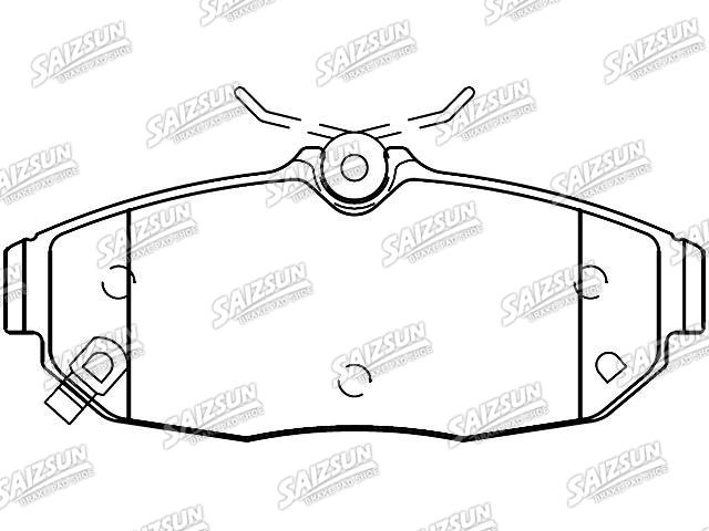 Bremsbelagsatz, Scheibenbremse Brake Pad Set:CR3Z-2200-A