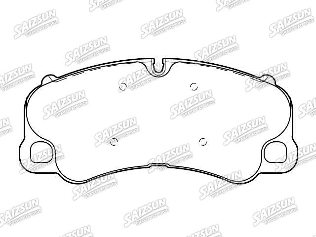 Bremsbelagsatz, Scheibenbremse Brake Pad Set:991.351.949.81