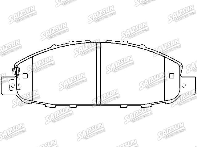 Bremsbelagsatz, Scheibenbremse Brake Pad Set:D1060-3XA0A