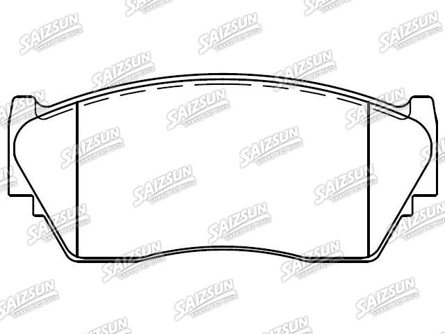 Bremsbelagsatz, Scheibenbremse Brake Pad Set:41060-72Y00