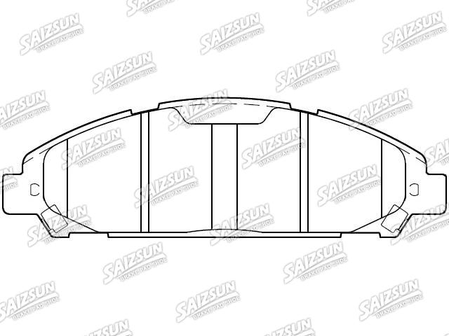 Bremsbelagsatz, Scheibenbremse Brake Pad Set:FR3Z-2001-D
