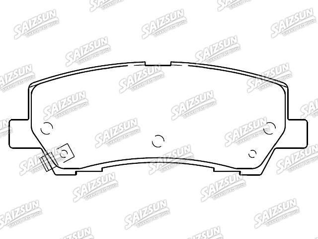 Bremsbelagsatz, Scheibenbremse Brake Pad Set:FR3Z-2200-A