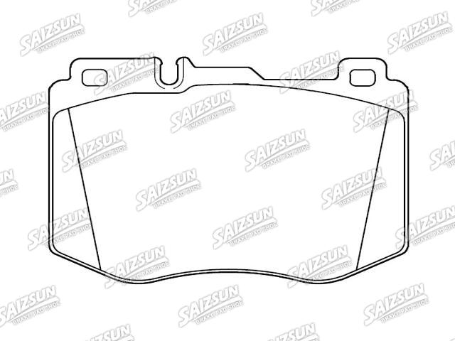 Bremsbelagsatz, Scheibenbremse Brake Pad Set:008 420 17 20