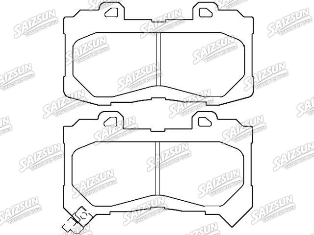 Bremsbelagsatz, Scheibenbremse Brake Pad Set:23292538