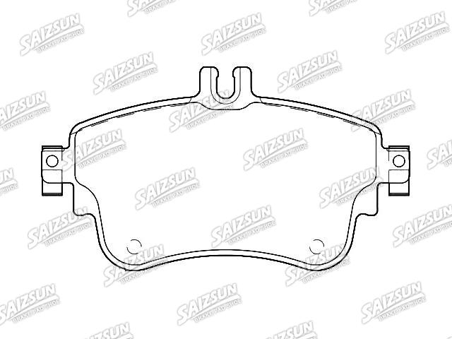 Bremsbelagsatz, Scheibenbremse Brake Pad Set:000 420 29 02