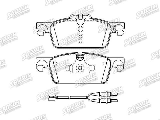 Bremsbelagsatz, Scheibenbremse Brake Pad Set:4254.A6