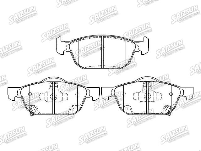 Bremsbelagsatz, Scheibenbremse Brake Pad Set:45022-TV2-E01
