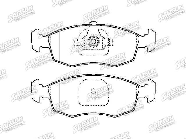 Bremsbelagsatz, Scheibenbremse Brake Pad Set:7087426