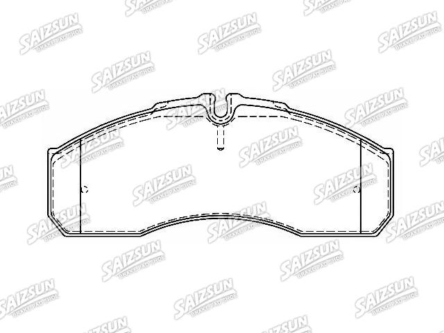 Bremsbelagsatz, Scheibenbremse Brake Pad Set:003 420 46 20