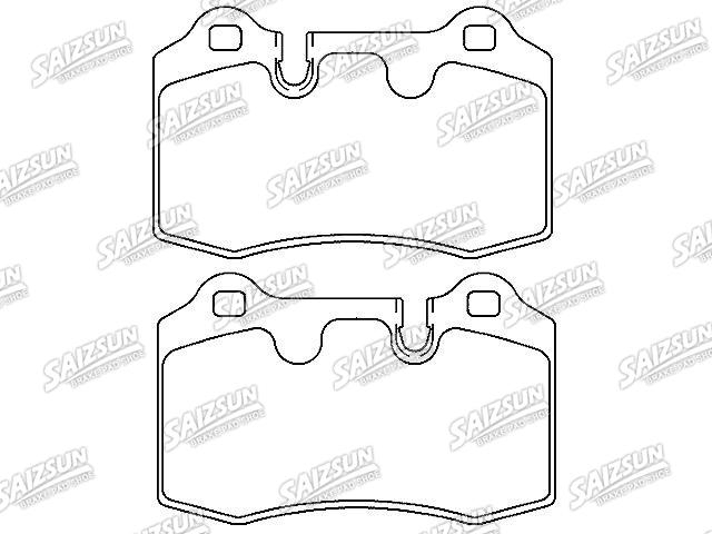 Bremsbelagsatz, Scheibenbremse Brake Pad Set:7G432C562AA