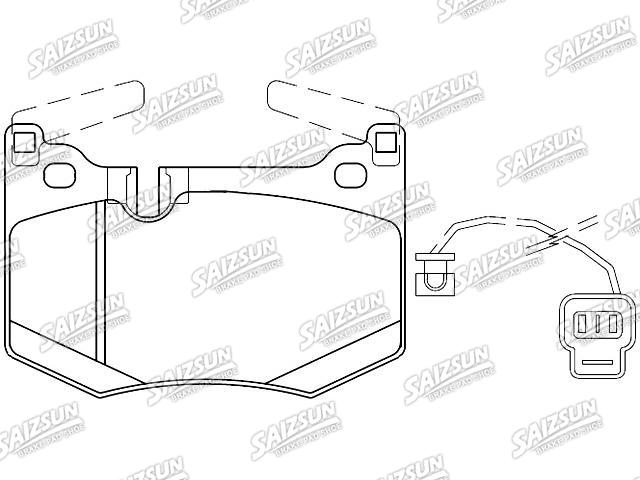 Bremsbelagsatz, Scheibenbremse Brake Pad Set:04466-0W070