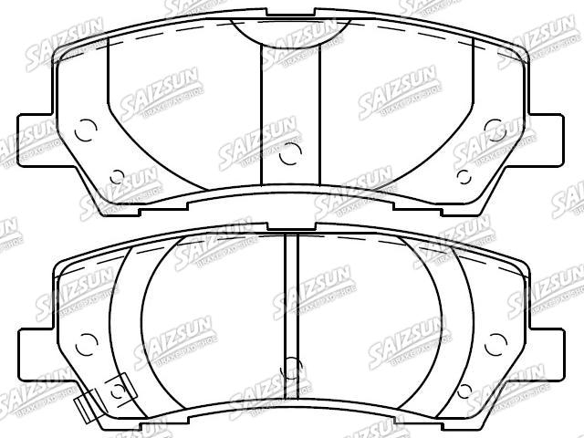Bremsbelagsatz, Scheibenbremse Brake Pad Set:FR3Z-2200-C