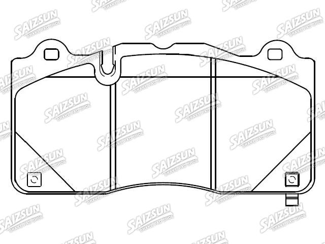 Bremsbelagsatz, Scheibenbremse Brake Pad Set:23337277