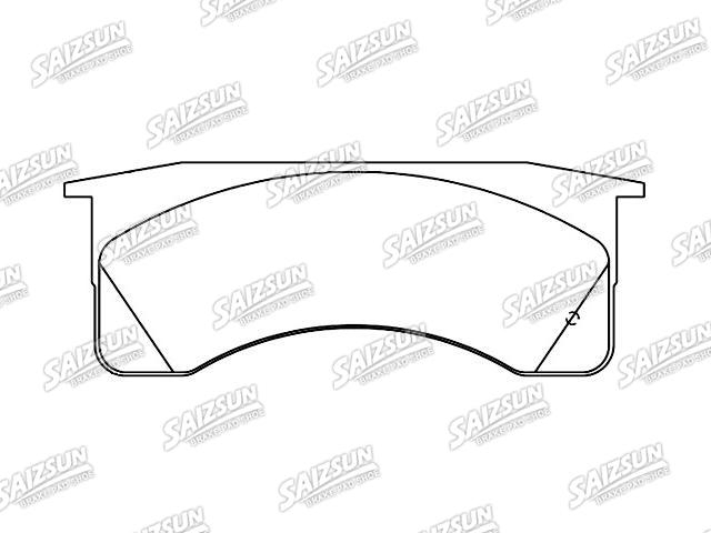 Bremsbelagsatz, Scheibenbremse Brake Pad Set:FC4Z-2001-G