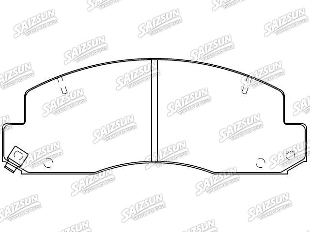Bremsbelagsatz, Scheibenbremse Brake Pad Set:04465-YZZE6