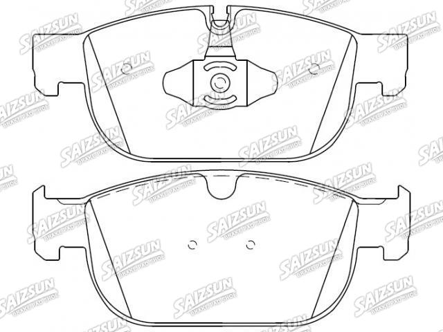 Bremsbelagsatz, Scheibenbremse Brake Pad Set:31445975