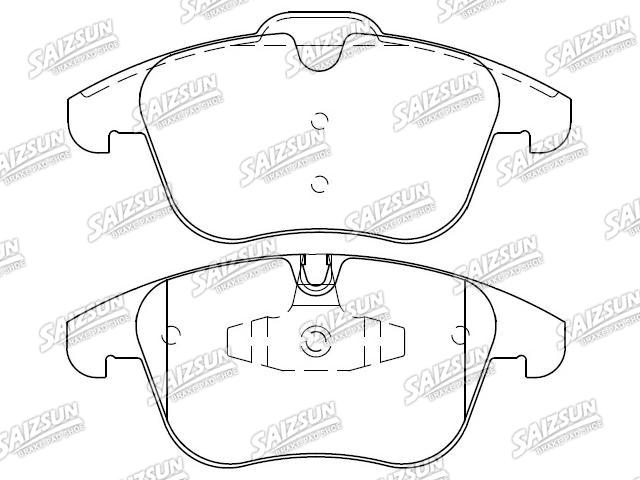 Bremsbelagsatz, Scheibenbremse Brake Pad Set:T4N13433